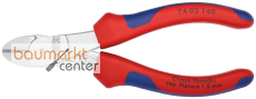 KNIPEX 74 05 140 Kraft-Seitenschneider mit Mehrkomponenten-Hüllen verchromt 140 mm KNIPEX 74 05 140 Kraft-Seitenschneider mit Mehrkomponenten-Hüllen verchromt 140 mm
