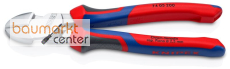 KNIPEX 74 05 200 SB Kraft-Seitenschneider mit Comfort-Griffen verchromt 200 mm