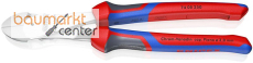 KNIPEX 74 05 250 Kraft-Seitenschneider mit Comfort-Griffen verchromt 250 mm