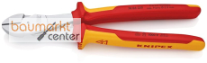 KNIPEX 74 06 250 Kraft-Seitenschneider isoliert mit Mehrkomponenten-H�llen, VDE-gepr�ft verchromt 250 mm