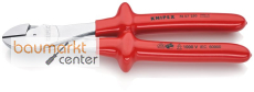KNIPEX 74 07 250 Kraft-Seitenschneider tauchisoliert, VDE-gepr�ft verchromt 250 mm