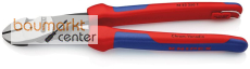 KNIPEX 74 22 250 T BK Kraft-Seitenschneider mit Mehrkomponenten-Hüllen, mit integrierter Befestigungsöse zum Anbringen einer Absturzsicherung schwarz atramentiert 250 mm KNIPEX 74 22 250 T BK Kraft-Seitenschneider mit Mehrkomponenten-Hüllen, mit integrierter Befestigungsöse zum Anbringen einer Absturzsicherung schwarz atramentiert 250 mm
