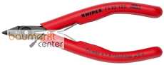 KNIPEX 75 22 125 Elektronik-Seitenschneider mit Kunststoff-H�llen br�niert 125 mm