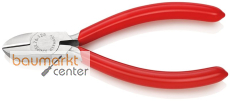 KNIPEX 76 03 125 Seitenschneider f�r Elektromechaniker mit Kunststoff �berzogen verchromt 125 mm
