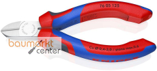 KNIPEX 76 05 125 Seitenschneider f�r Elektromechaniker mit Comfort-Griffen verchromt 125 mm