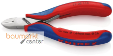 KNIPEX 77 02 115 Elektronik-Seitenschneider mit durchgestecktem Gelenk mit Mehrkomponenten-H�llen 115 mm