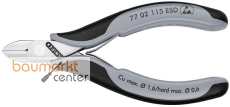 KNIPEX 77 02 115 ESD Elektronik-Seitenschneider ESD mit durchgestecktem Gelenk mit Mehrkomponenten-Hüllen 117 mm KNIPEX 77 02 115 ESD Elektronik-Seitenschneider ESD mit durchgestecktem Gelenk mit Mehrkomponenten-Hüllen 117 mm