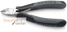 KNIPEX 77 02 120 H ESD Elektronik-Seitenschneider mit eingesetzter Hartmetallschneide ESD mit Mehrkomponenten-H�llen 120 mm
