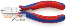KNIPEX 77 02 130 SB Elektronik-Seitenschneider mit durchgestecktem Gelenk mit Mehrkomponenten-H�llen 130 mm
