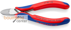 KNIPEX 77 02 130 Elektronik-Seitenschneider mit durchgestecktem Gelenk mit Mehrkomponenten-Hüllen 130 mm KNIPEX 77 02 130 Elektronik-Seitenschneider mit durchgestecktem Gelenk mit Mehrkomponenten-Hüllen 130 mm