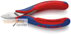 KNIPEX 77 52 115 Elektronik-Seitenschneider mit durchgestecktem Gelenk mit Mehrkomponenten-H�llen 115 mm