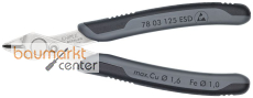 KNIPEX 78 03 125 ESD Elektronski Super Knips® ESD mit Mehrkomponenten-Hüllen 125 mm KNIPEX 78 03 125 ESD Elektronski Super Knips® ESD mit Mehrkomponenten-Hüllen 125 mm