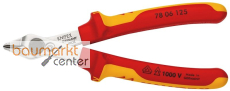 KNIPEX 78 06 125 Electronic Super Knips� VDE isoliert mit Mehrkomponenten-H�llen, VDE-gepr�ft 125 mm