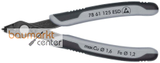 KNIPEX 78 61 125 ESD Elektronski Super Knips® ESD mit Mehrkomponenten-Hüllen brüniert 125 mm KNIPEX 78 61 125 ESD Elektronski Super Knips® ESD mit Mehrkomponenten-Hüllen brüniert 125 mm