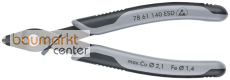 KNIPEX 78 61 140 ESD Electronic Super Knips® XL ESD mit Mehrkomponenten-Hüllen brüniert 140 mm KNIPEX 78 61 140 ESD Electronic Super Knips® XL ESD mit Mehrkomponenten-Hüllen brüniert 140 mm