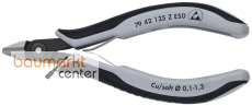 KNIPEX 79 42 125 Z ESD Pr�zisions-Elektronik-Seitenschneider ESD mit Mehrkomponenten-H�llen br�niert 125 mm