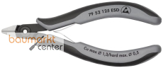 KNIPEX 79 52 125 ESD Präzisions-Elektronik-Seitenschneider ESD mit Mehrkomponenten-Hüllen brüniert 125 mm KNIPEX 79 52 125 ESD Präzisions-Elektronik-Seitenschneider ESD mit Mehrkomponenten-Hüllen brüniert 125 mm