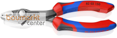 KNIPEX 82 02 150 TwinGrip Front- und Seitengreifzange mit Comfort-Griffen grau atramentiert 150 mm