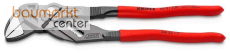 KNIPEX 86 01 250 Zangenschl�ssel Zange und Schraubenschl�ssel in einem Werkzeug mit rutschhemmendem Kunststoff �berzogen grau atramentiert 250 mm