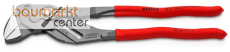 KNIPEX 86 01 300 SB Zangenschl�ssel Zange und Schraubenschl�ssel in einem Werkzeug mit rutschhemmendem Kunststoff �berzogen grau atramentiert 300 mm