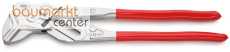 KNIPEX 86 03 400 Zangenschl�ssel XL Zange und Schraubenschl�ssel in einem Werkzeug mit Kunststoff �berzogen verchromt 400 mm