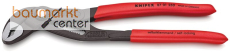 KNIPEX 87 01 250 SB Cobra� Hightech-Wasserpumpenzange mit rutschhemmendem Kunststoff �berzogen grau atramentiert 250 mm