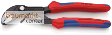 KNIPEX 87 02 180 Cobra� Hightech-Wasserpumpenzange mit Mehrkomponenten-H�llen grau atramentiert 180 mm