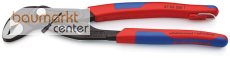 KNIPEX 87 02 250 T Cobra� Hightech-Wasserpumpenzange mit Mehrkomponenten-H�llen, mit integrierter Befestigungs�se zum Anbringen einer Absturzsicherung grau atramentiert 250 mm