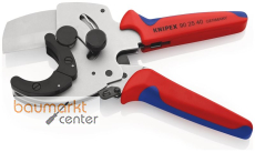 KNIPEX 90 25 40 Rohrschneider f�r Verbund- und Kunststoffrohre mit Mehrkomponenten-H�llen verchromt 210 mm