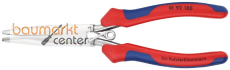 KNIPEX 91 92 180 Polsterklammerzange mit Mehrkomponenten-Hüllen spiegelpoliert 185 mm KNIPEX 91 92 180 Polsterklammerzange mit Mehrkomponenten-Hüllen spiegelpoliert 185 mm