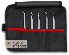 KNIPEX 92 00 03 SMD-Präzisionspinzetten-Set 5-teilig 90 mm KNIPEX 92 00 03 SMD-Präzisionspinzetten-Set 5-teilig 90 mm