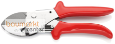 KNIPEX 94 55 200 Amboss-Schere mit Kunststoff-H�llen verchromt 200 mm