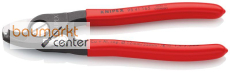 KNIPEX 95 41 165 Kabelschere mit Kunststoff �berzogen br�niert 165 mm