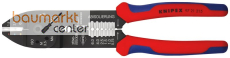 KNIPEX 97 21 215 SB Crimpzange mit Mehrkomponenten-H�llen schwarz lackiert 230 mm