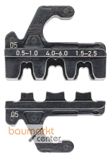 KNIPEX 97 39 05 Crimpeinsatz f�r unisolierte, offene Steckverbinder (4,8 + 6,3 mm Steckerbreite)