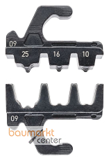 KNIPEX 97 39 09 Crimpeinsatz f�r isolierte + unisolierte Aderendh�lsen 10 / 16 / 25 mm�