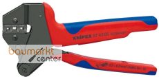 KNIPEX 97 43 05 Crimp-Systemzange f�r auswechselbare Crimpeins�tze mit Mehrkomponenten-H�llen br�niert 200 mm