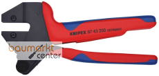 KNIPEX 97 43 200 A Crimp-Systemzange f�r auswechselbare Crimpeins�tze mit Mehrkomponenten-H�llen br�niert 200 mm
