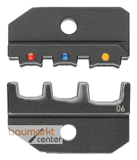 KNIPEX 97 49 06 Crimpeinsatz f�r isolierte Kabelschuhe + Steckverbinder