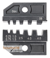 KNIPEX 97 49 08 Crimpeinsatz für isolierte + unisolierte Aderendhülsen KNIPEX 97 49 08 Crimpeinsatz für isolierte + unisolierte Aderendhülsen