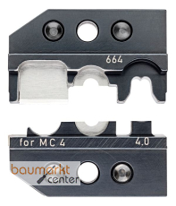 KNIPEX 97 49 66 4 Crimpeinsatz f�r Solar-Steckverbinder MC4� & MC4� EVO2