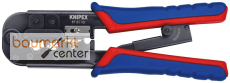 KNIPEX 97 51 10 Crimpzange f�r Westernstecker mit Mehrkomponenten-H�llen br�niert 190 mm