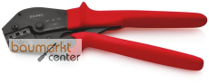 KNIPEX 97 52 05 SB Crimpzange auch f�r Zweihandbedienung mit rutschhemmenden Kunststoff-H�llen br�niert 250 mm