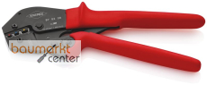 KNIPEX 97 52 06 SB Crimpzange auch f�r Zweihandbedienung mit rutschhemmenden Kunststoff-H�llen br�niert 250 mm