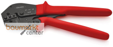 KNIPEX 97 52 09 SB Crimpzange auch f�r Zweihandbedienung mit rutschhemmenden Kunststoff-H�llen br�niert 250 mm