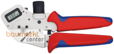KNIPEX 97 52 63 DG Vierdornpresszange für gedrehte Kontakte mit Mehrkomponenten-Hüllen verchromt 195 mm KNIPEX 97 52 63 DG Vierdornpresszange für gedrehte Kontakte mit Mehrkomponenten-Hüllen verchromt 195 mm
