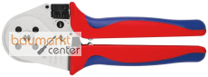 KNIPEX 97 52 65 Vierdornpresszange f�r gedrehte Kontakte mit Mehrkomponenten-H�llen verchromt 230 mm