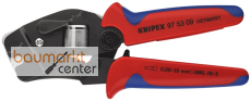 KNIPEX 97 53 09 SB Selbsteinstellende Crimpzange f�r Aderendh�lsen mit Fronteinf�hrung mit Mehrkomponenten-H�llen br�niert 190 mm