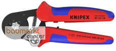 KNIPEX 97 53 14 Selbsteinstellende Crimpzange f�r Aderendh�lsen mit Seiteneinf�hrung mit Mehrkomponenten-H�llen br�niert 180 mm