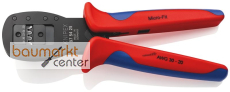 KNIPEX 97 54 25 Crimpzange f�r Miniaturstecker Parallelcrimp f�r Stecker der Serie Micro-Fit� von Molex LLC mit Mehrkomponenten-H�llen br�niert 190 mm